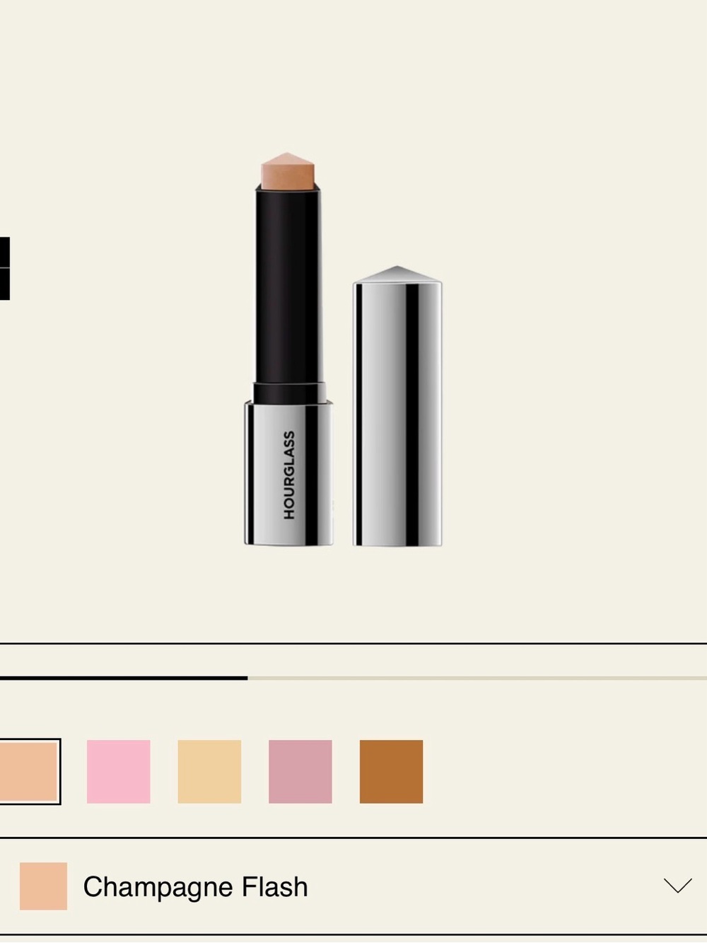 Hourglass Vanish Flash Highlighting Stick ~Champagne Flash